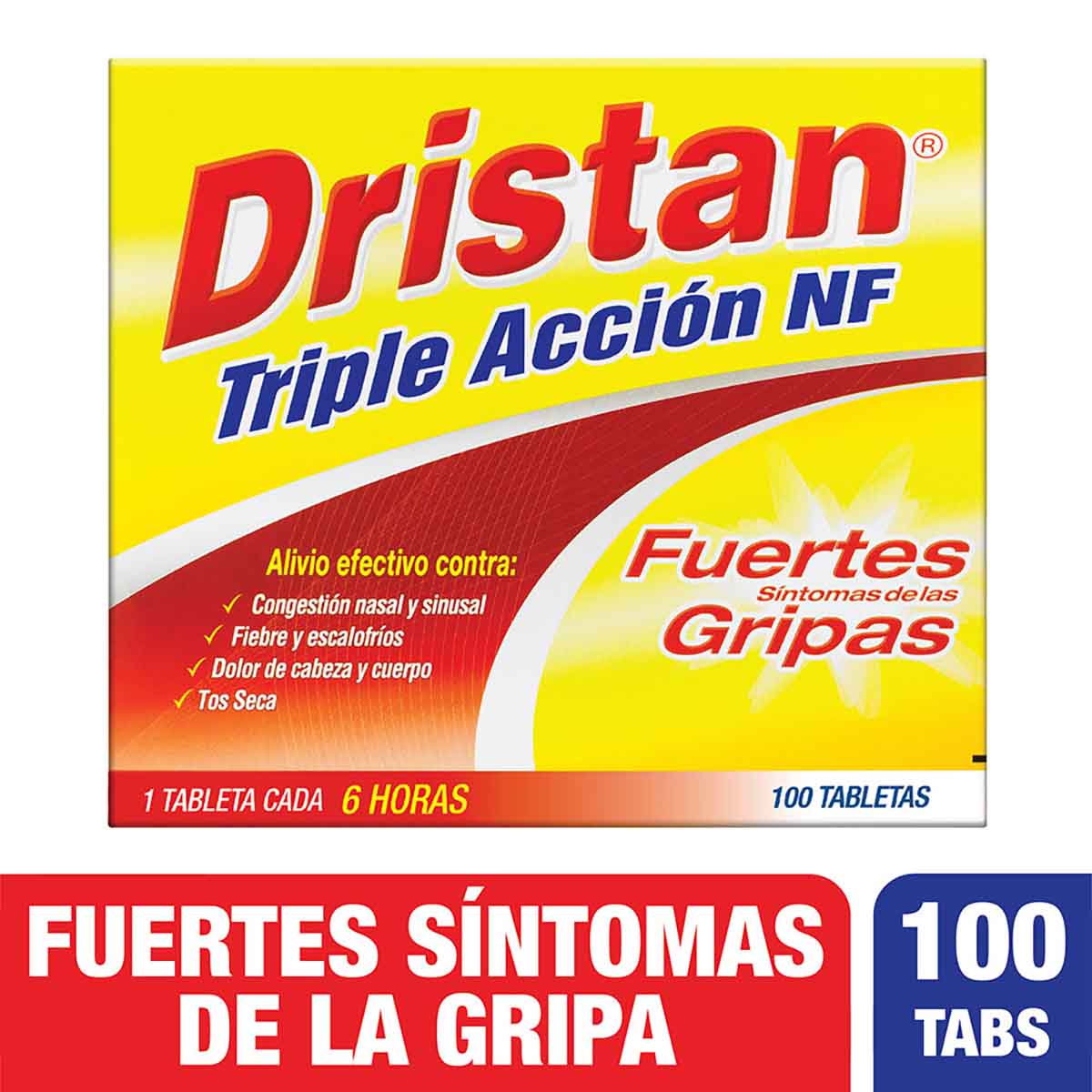 Dristan Triple Accion Nf 100 Tbs (rf)