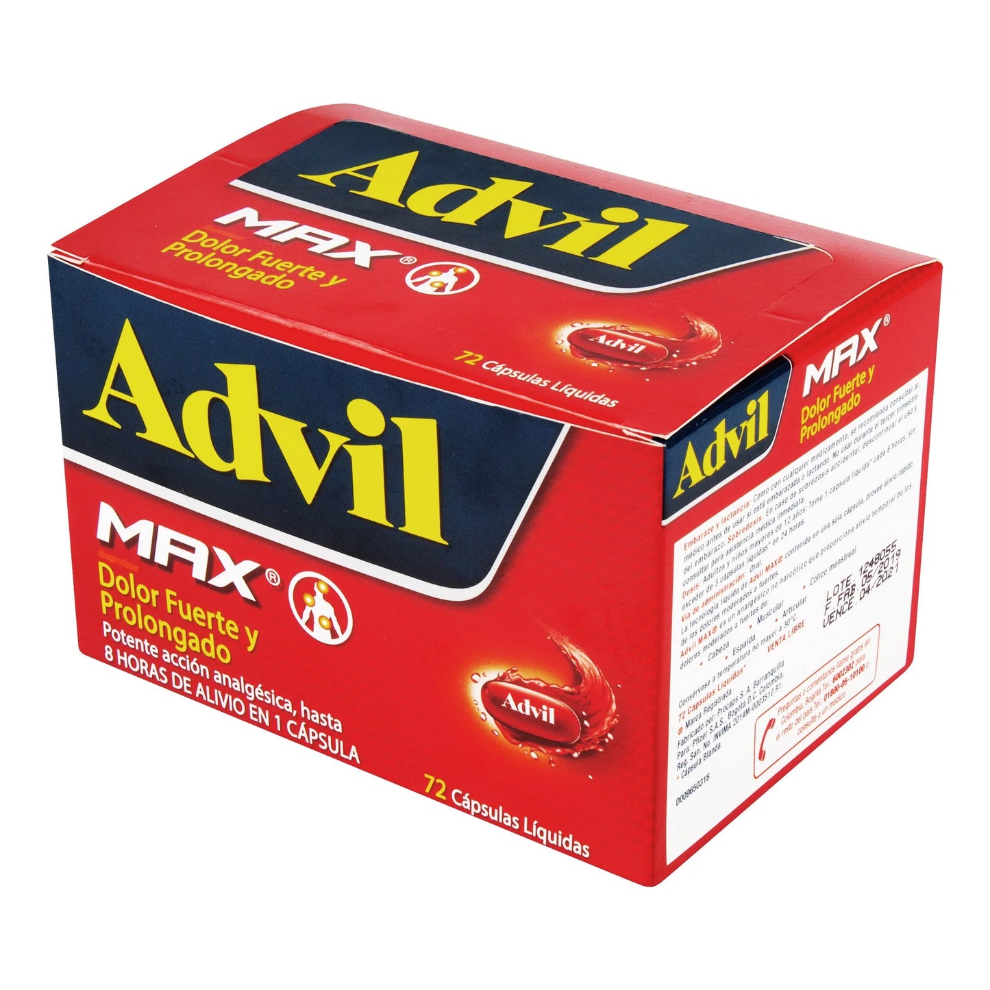 Advil Max 72 Cápsulas