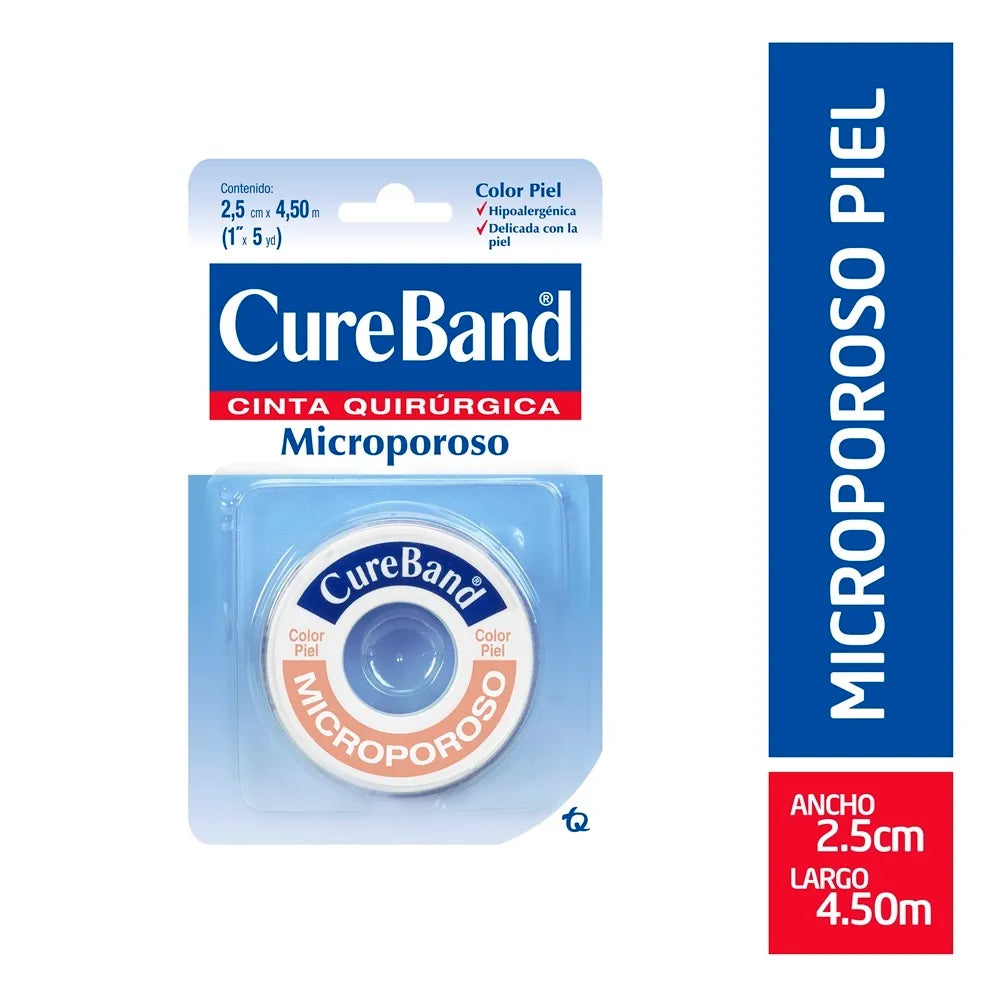 Cure Band Microporoso Colirio Piel 1x5yd