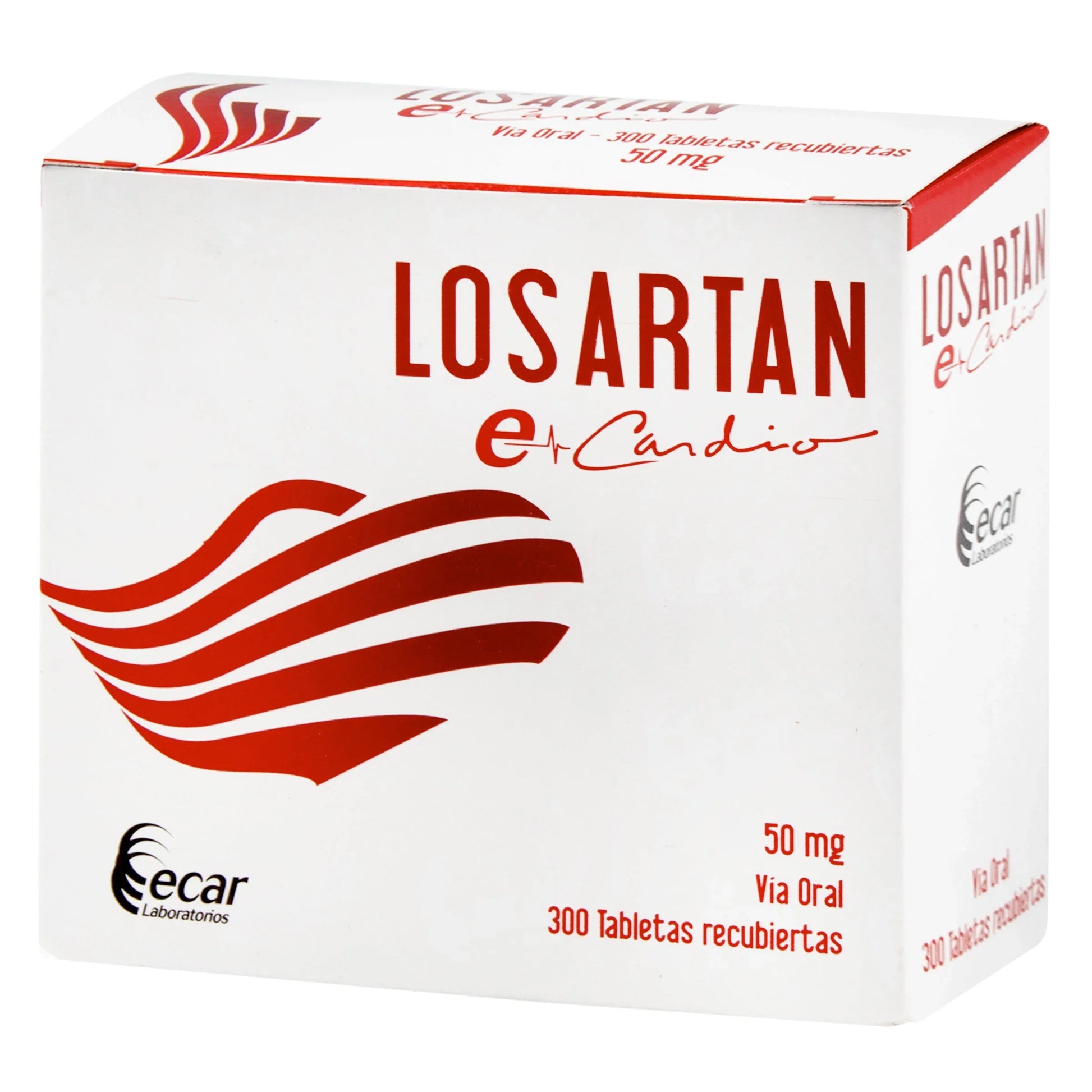 Losartán 50 mg 300 Tbs Ec