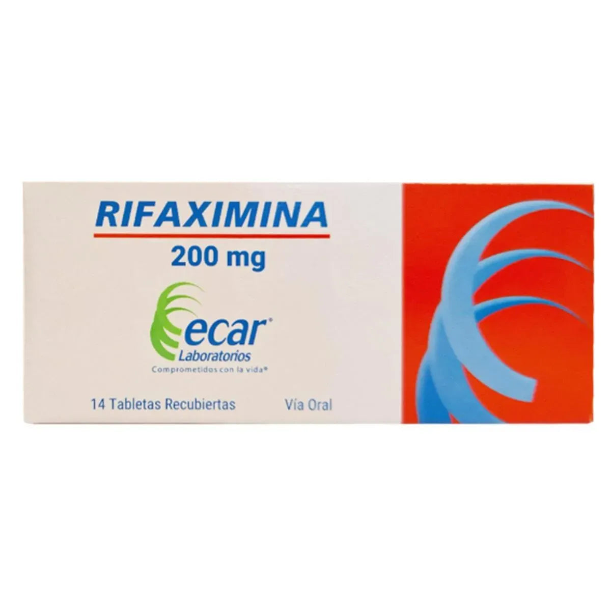 Rifaximina 200 Miligramos 14 Tabletas Recubiertas Ecar