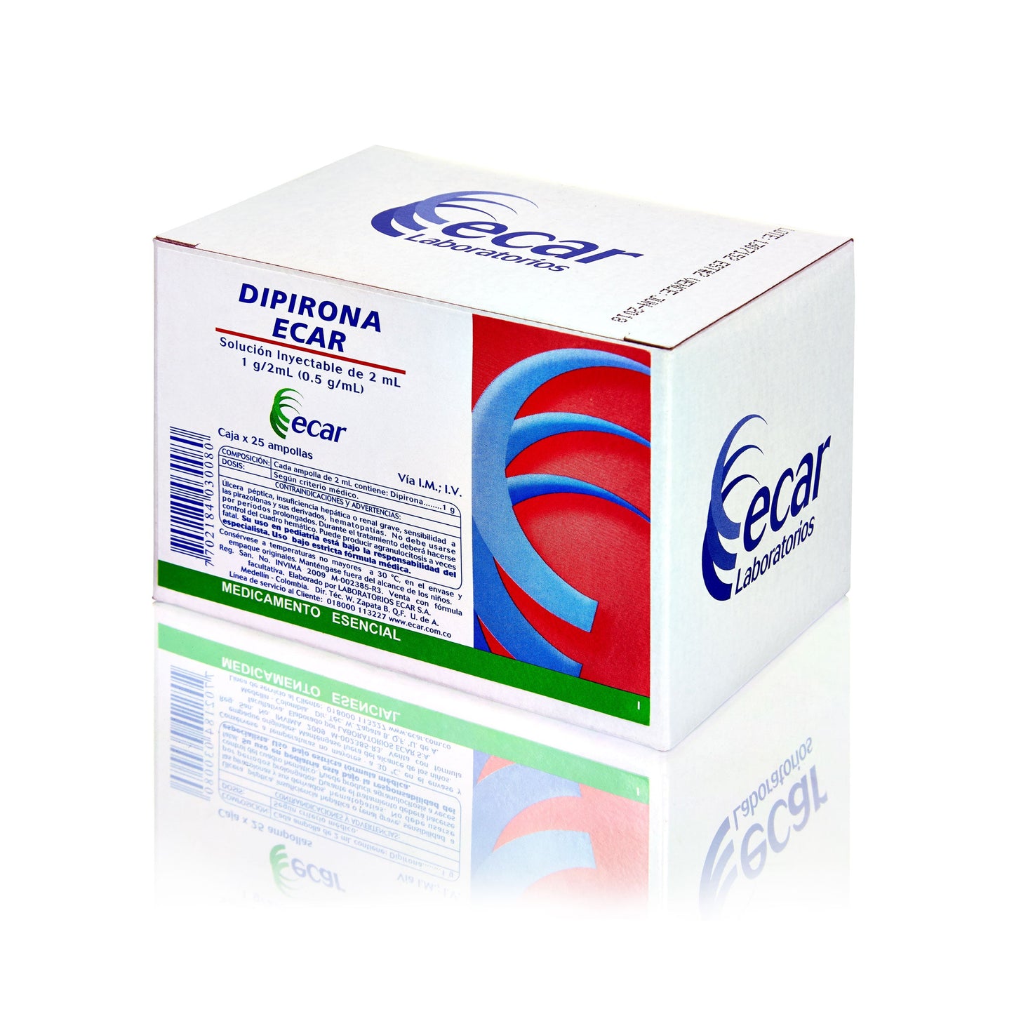 Dipirona 2 ml 25 Ampollas Ec