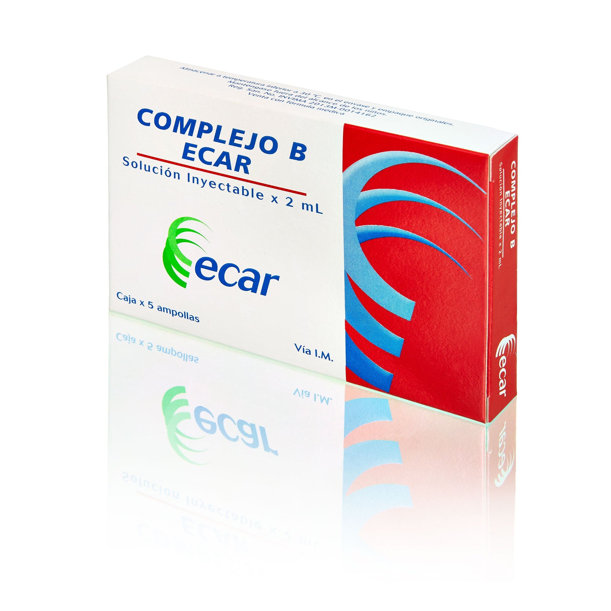 Complejo B 2 ml Caja 5 Uds Ecar