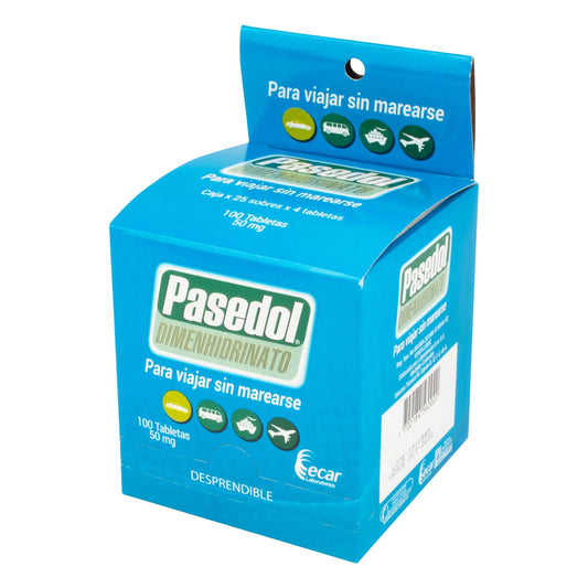Pasedol 50 mg 100 Tabletas