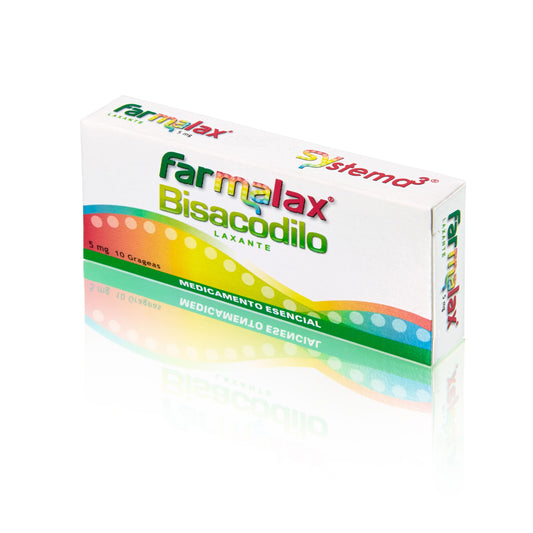 Farmalax Bisacodilo 5 mg 10 Cápsulas