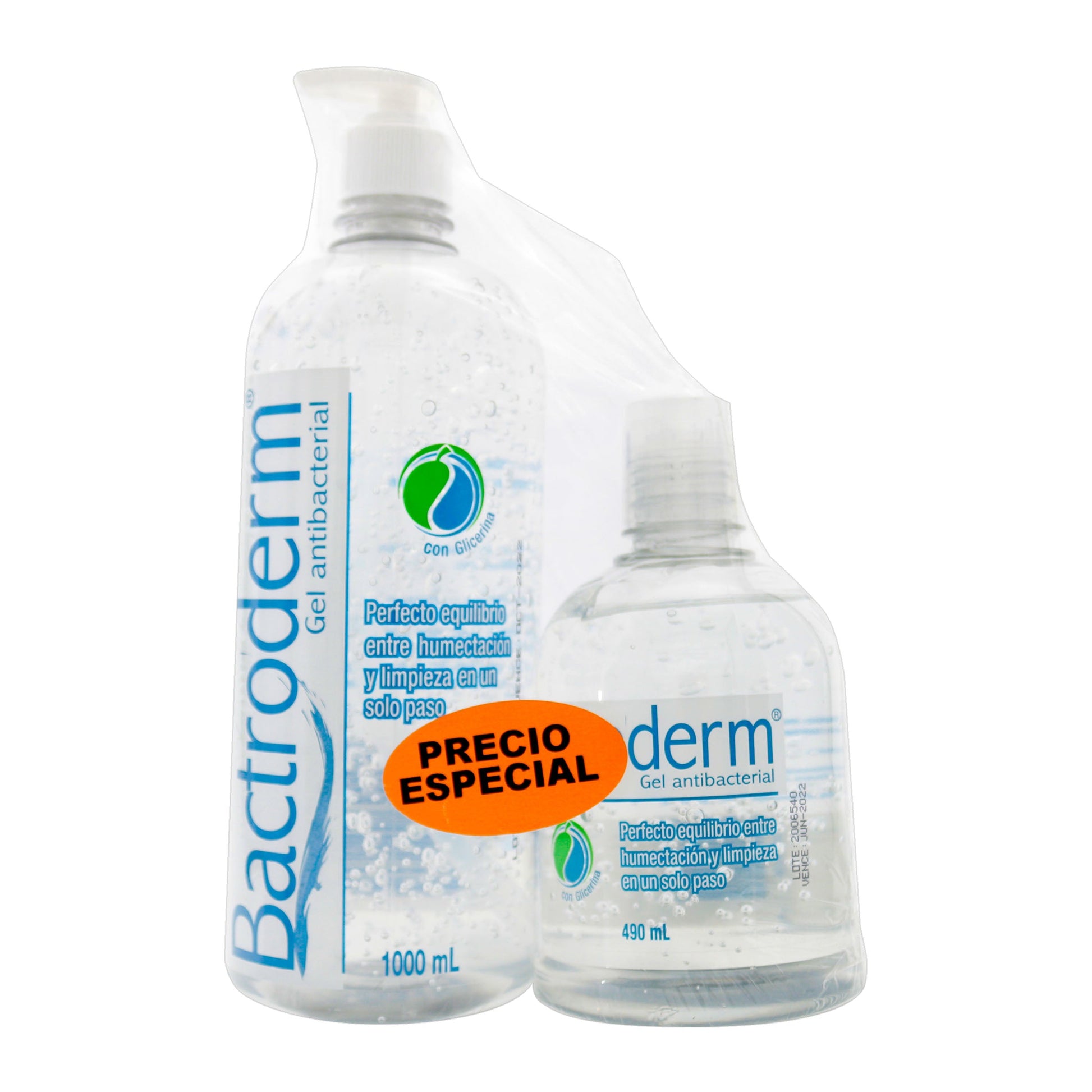 Bactroderm Gel Ant.1000ml+bact.490ml P.e