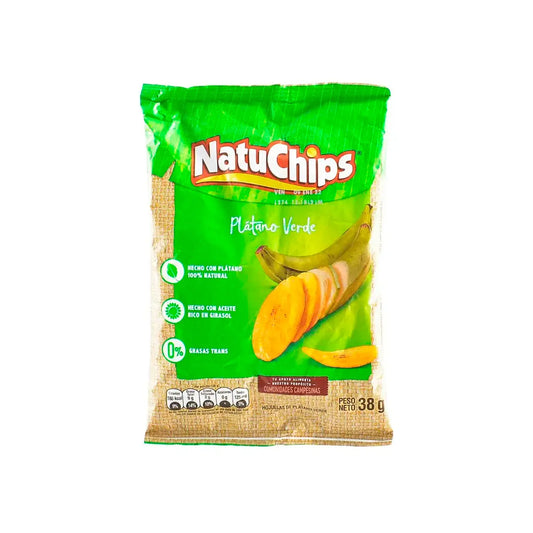 Natuchips Platano Verde 38g