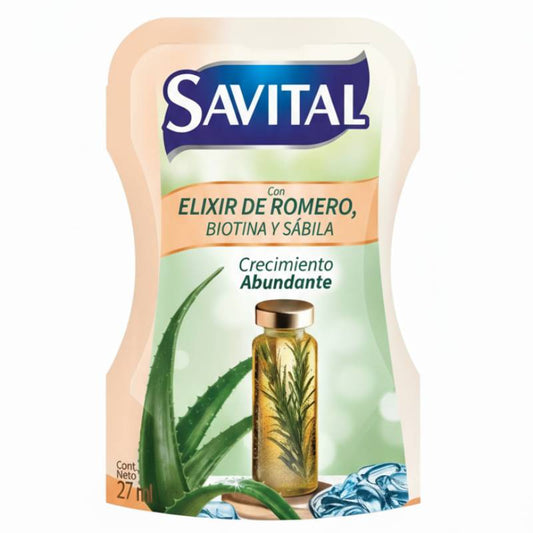 Acondicionador Savital Elixir Romero 20 Sobres 27 ml