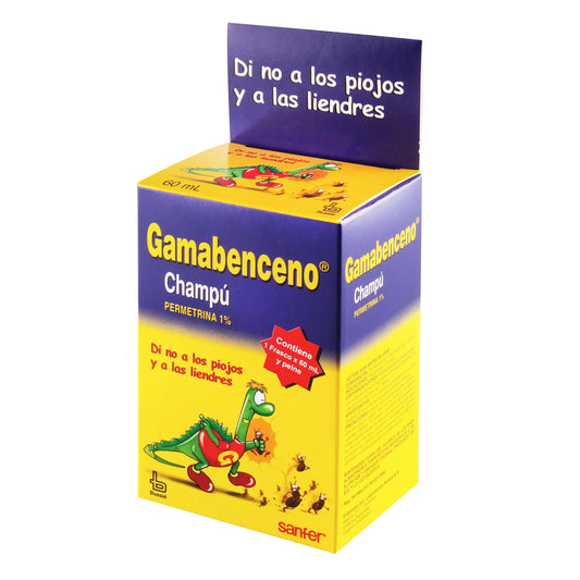 Shampoogamabenceno Plus 60 ml