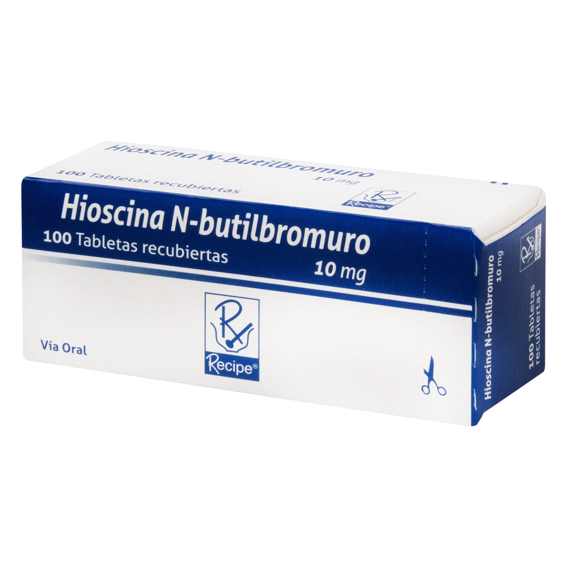 Hioscina N-butil/bromuro 10mg 100tbs Rc