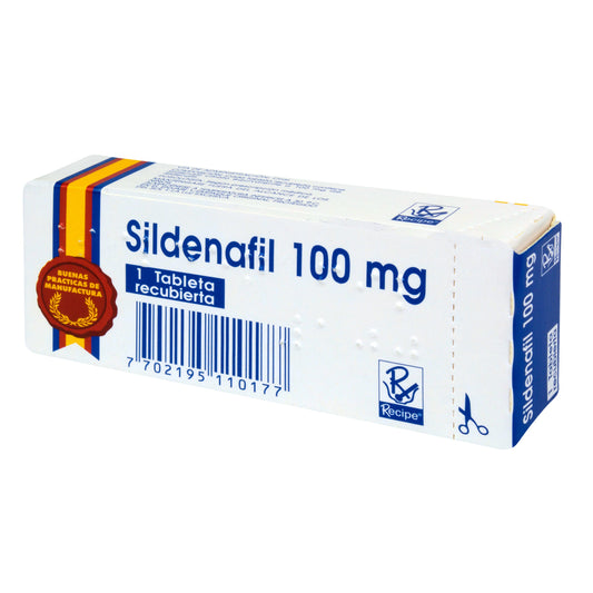 Sildenafil 100 mg 1 Tableta Rc