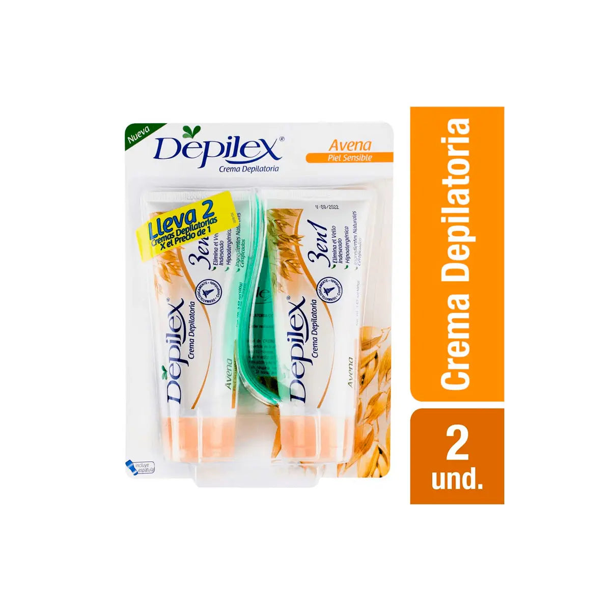Crema Depilex 3 En 1 Piel Sens.100g 2x1