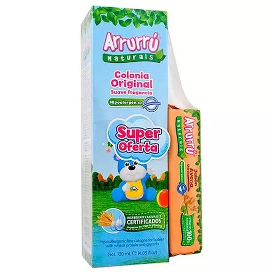Colonia Arrurrú Naturals Azul 120 + Jabón Avena Super Oferta
