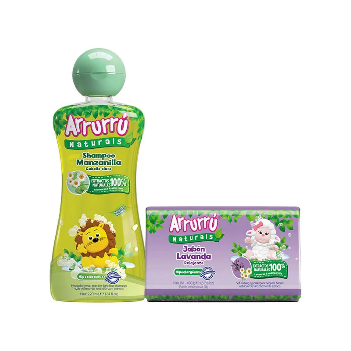 Shampoo Arrurru Manzanilla X 220 Ml + Jabon Relajante