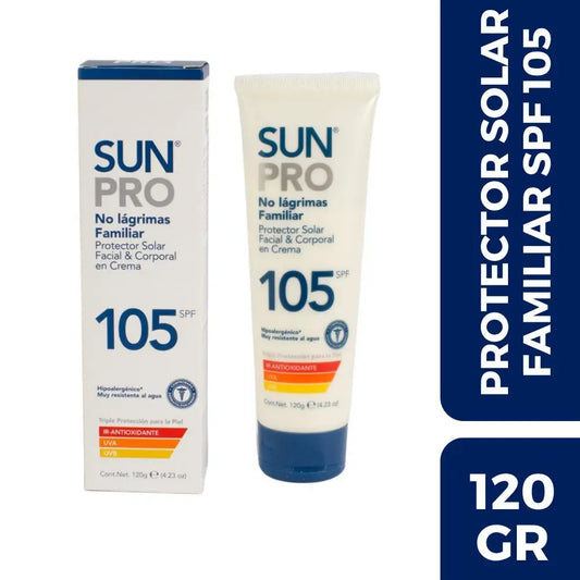 Bloqueador.SUN Pro Crema.SPF 105 Familiar 120 gr
