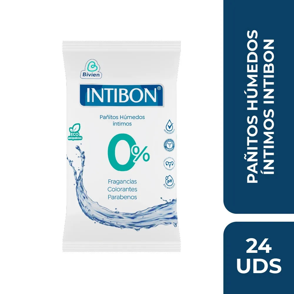 Panitos HúmedaOS Intimos Intibon 0% 24und