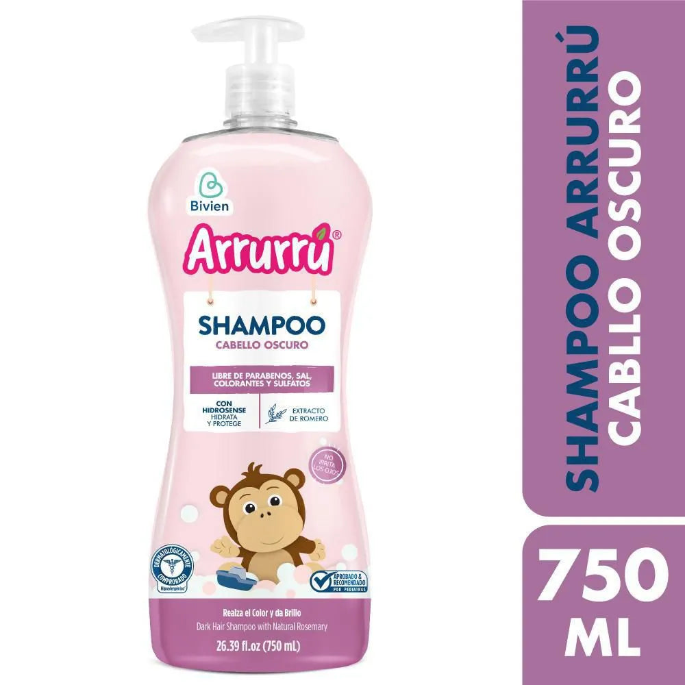 Champú Arrurru Cabellos Oscuros 750ml