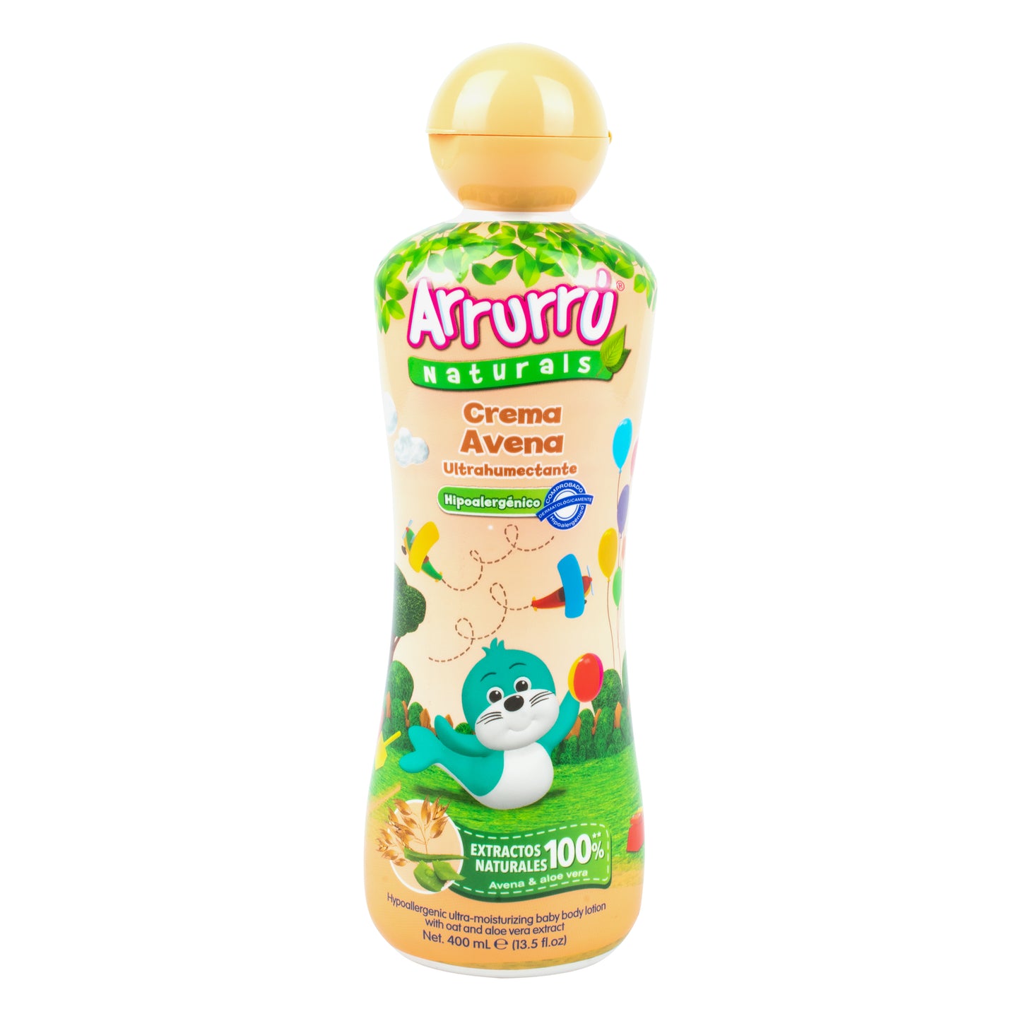 Crema Arrurrú Naturals Humectante Avena 400 Mililitros