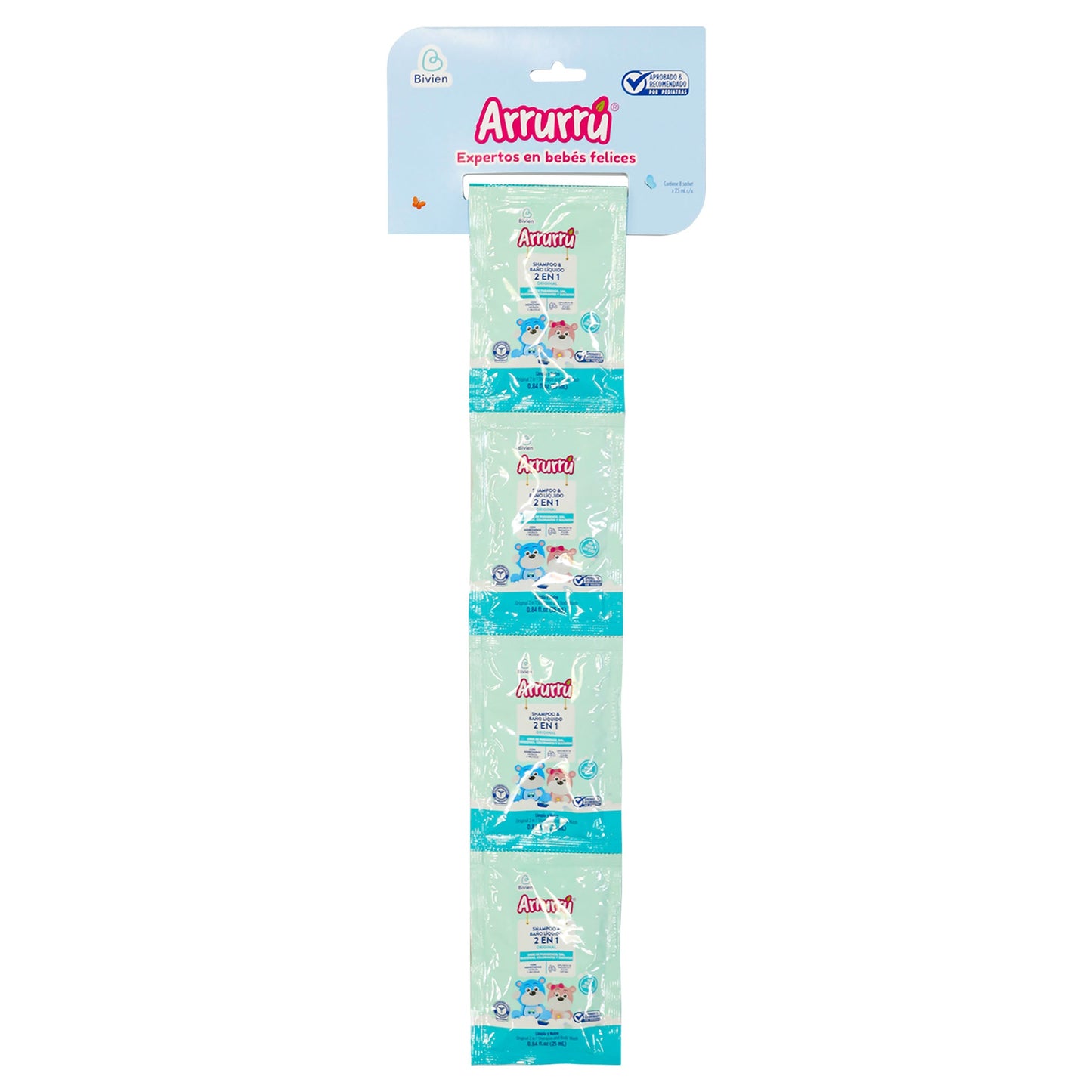 Shampooy Bano Liq.arrurru 2en1 25 ml 8 Sbs