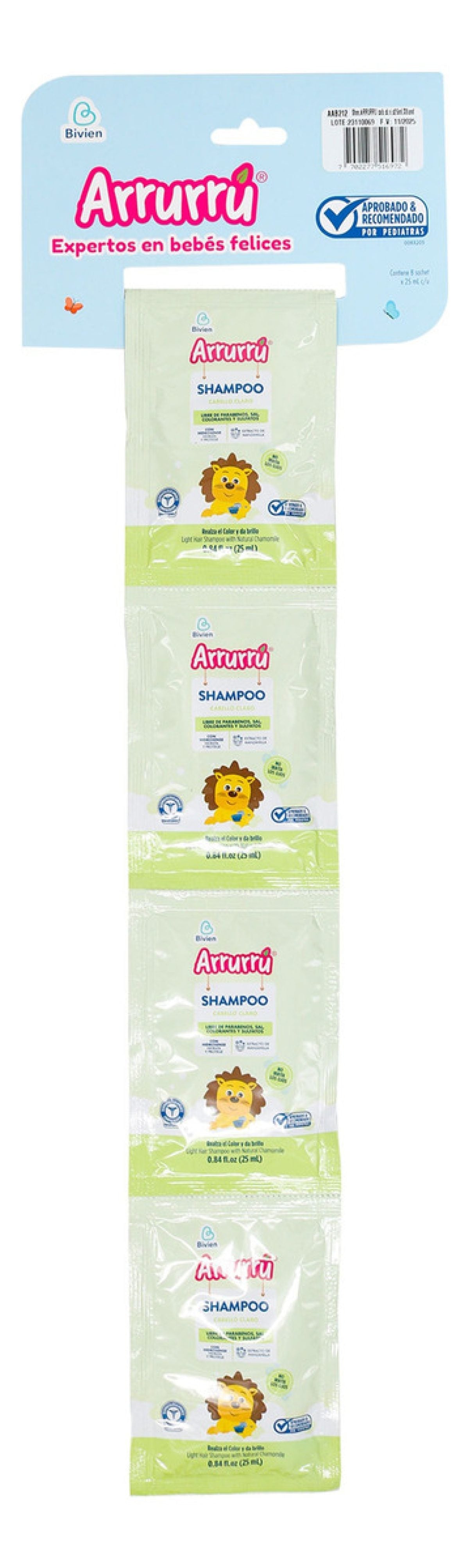 Shampooarrurru Cabellos Claros 25 ml 8 Sbs