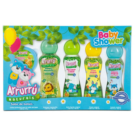 Estuche Arrurru Baby Shower Azul 5 Unidades