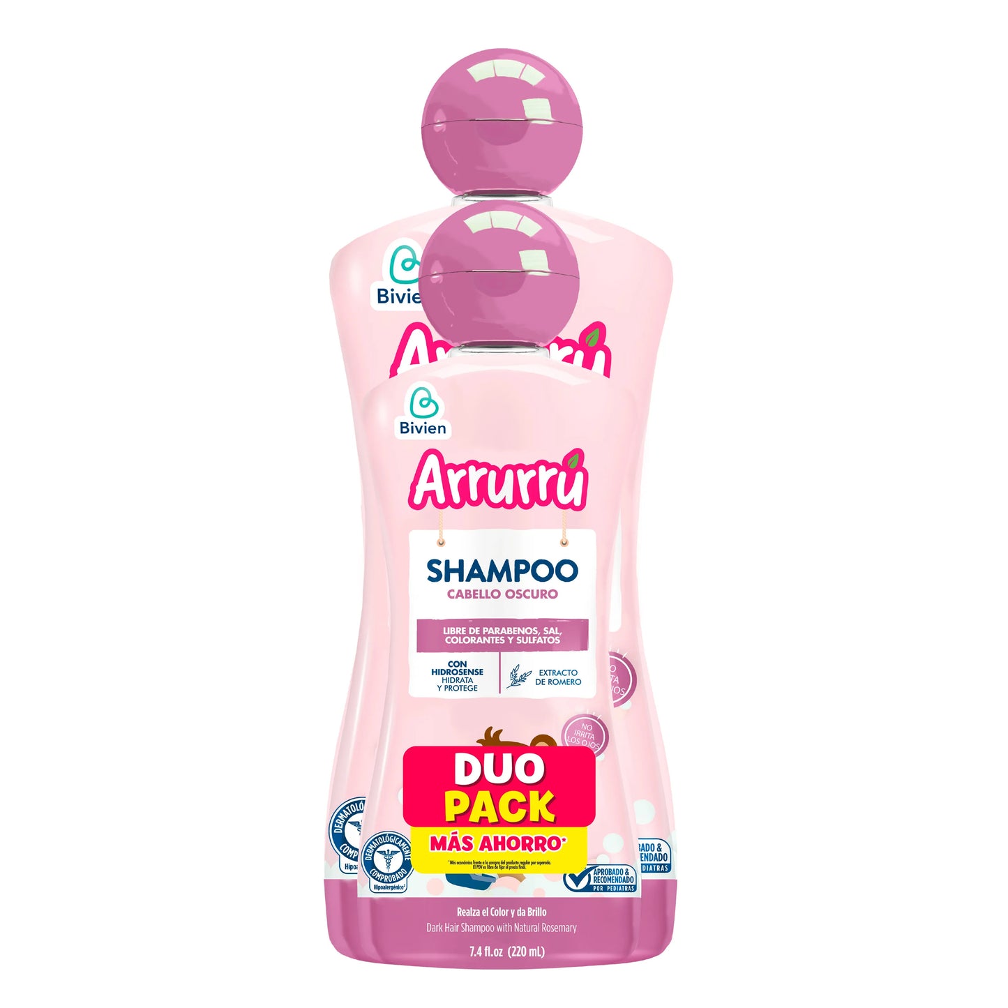 Champú Arrurrú Naturals Romero 400 ML + Champú Romero 220 ML