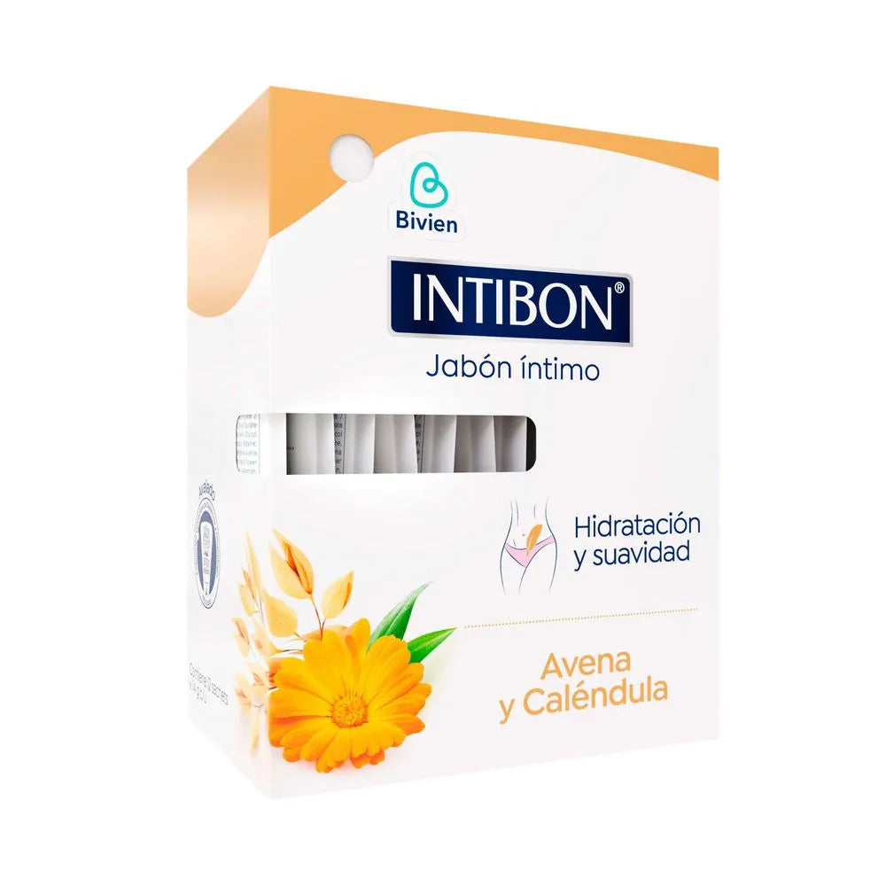 Jabón Intibon Avena Y Calendula 12 Unidad