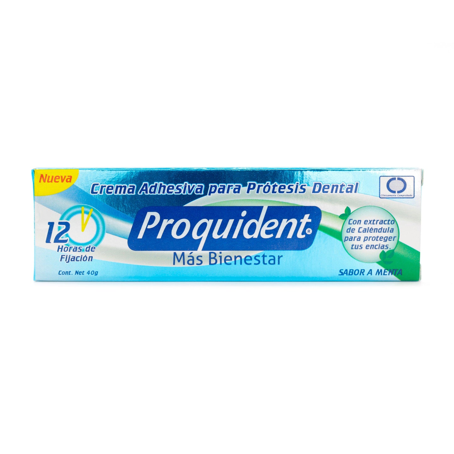 Crema.ADHE.PROTESIS Proquident X40 Menta
