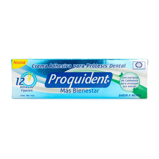Crema.ADHE.PROTESIS Proquident X40 Menta