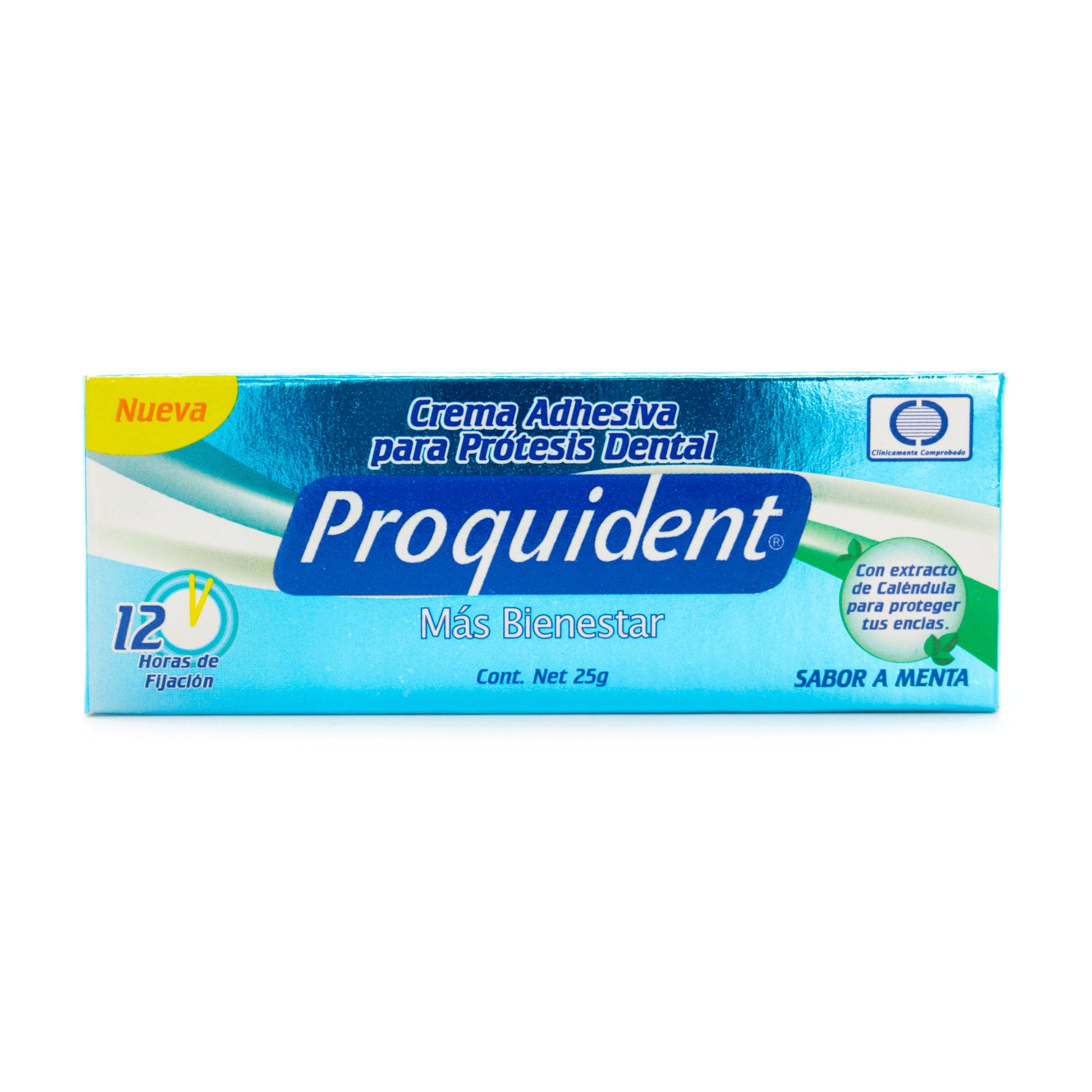 Crema.ADHE.PROTESIS Proquident X25 Menta