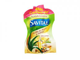 Acondicionador Savital Argán Sábila 25 ML 20 Sobres