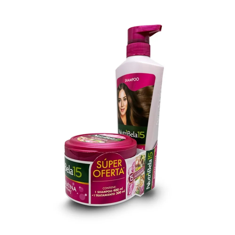 Kit NutritivaBELA Biokeratina Cha+trat.