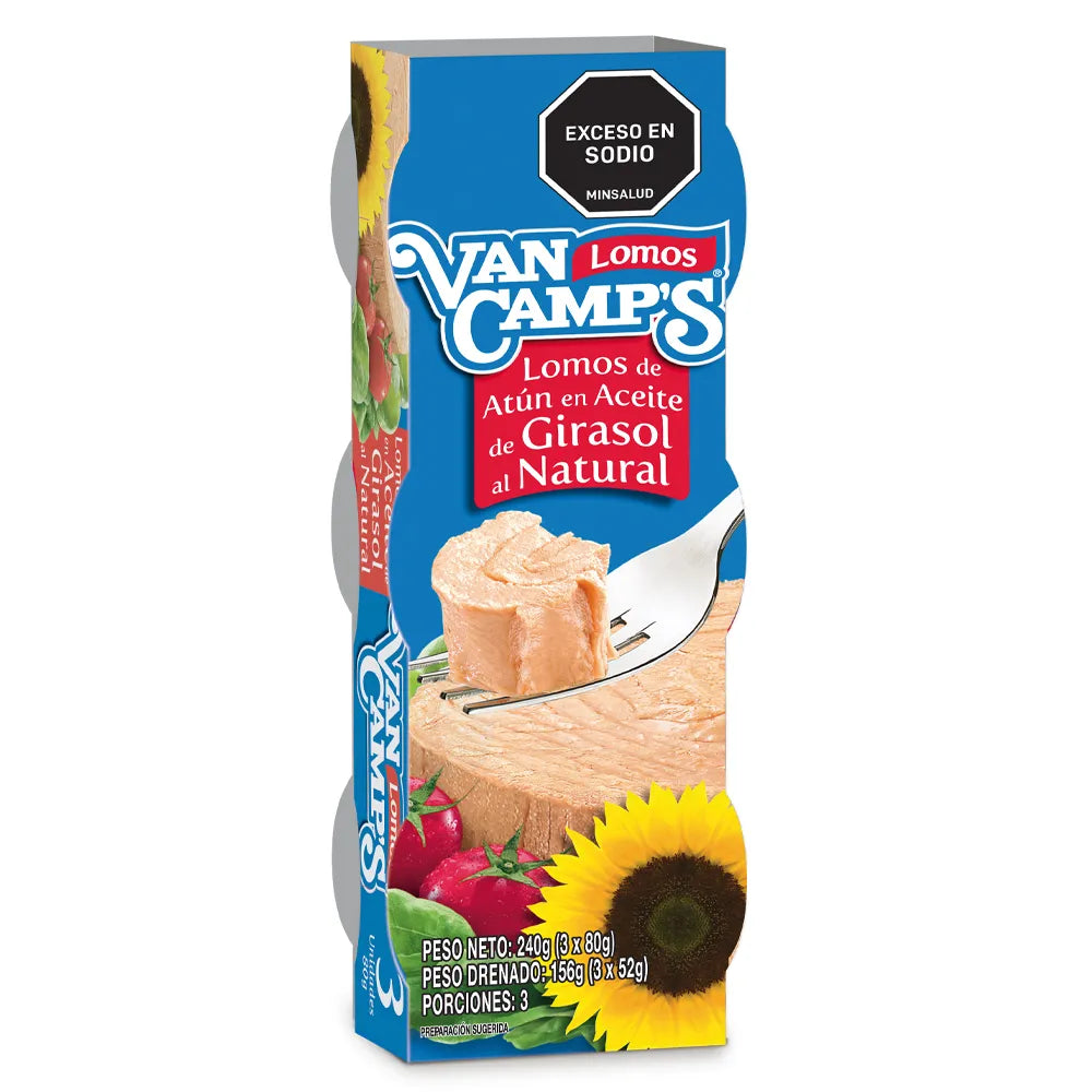 Atun Van Camps Aceite Lata 80 g 3 Unidades