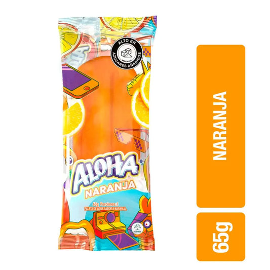Helado Aloha Naranja 65 Gramos X 24 Unidades