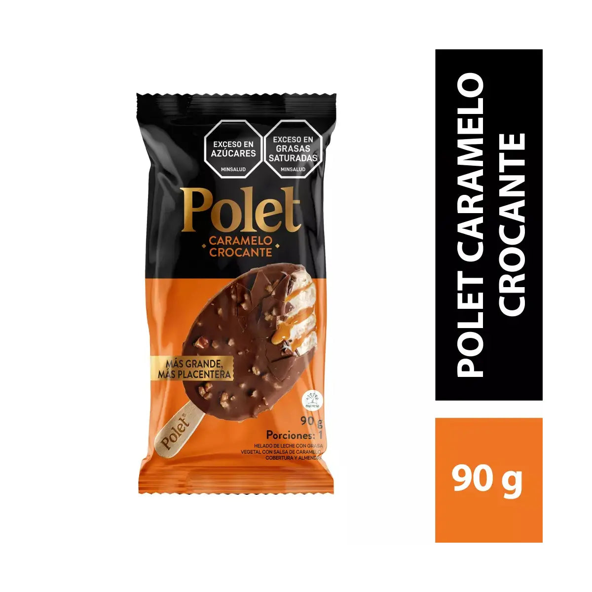 Helado Polvo Caramelo Crocante 90gr