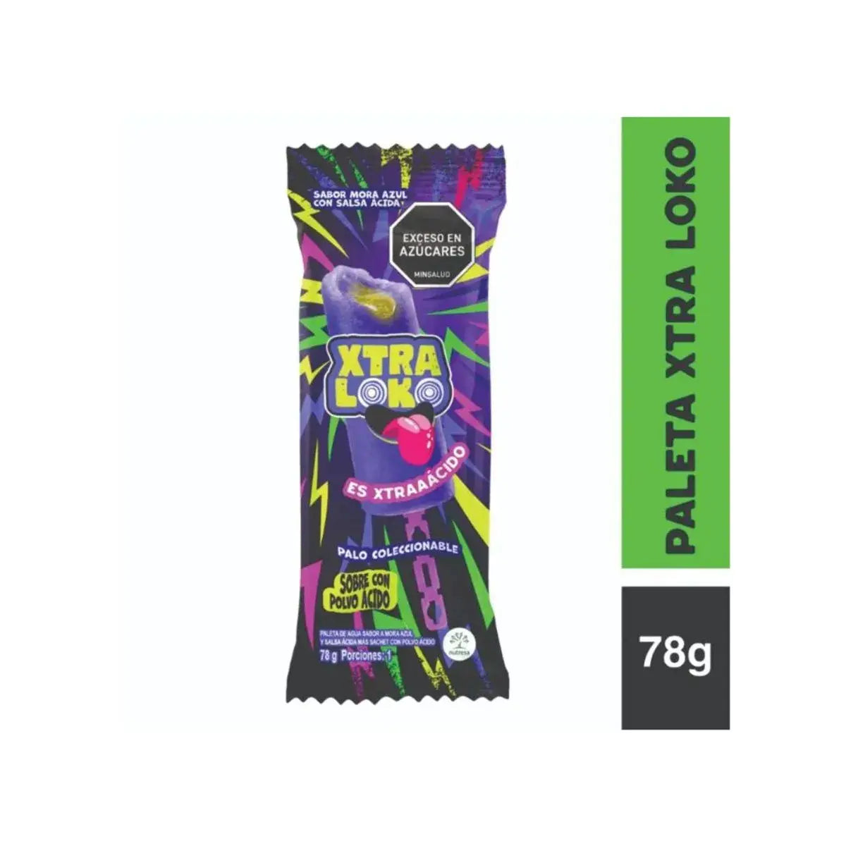 Helado Paleta Xtraloko 78g X 20 Unidad