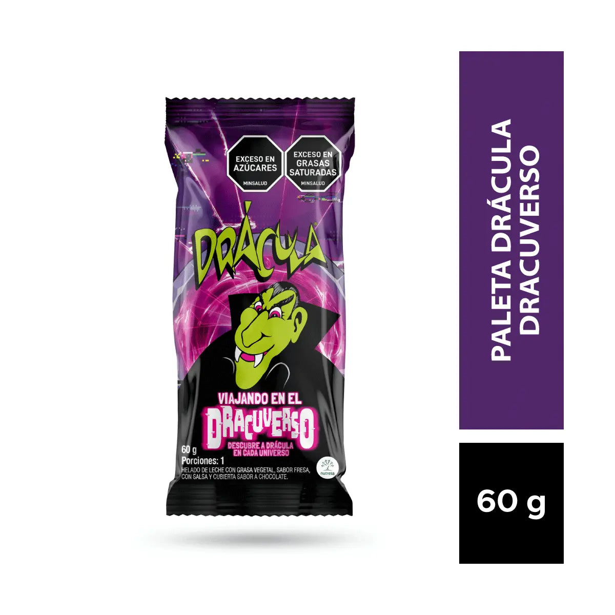 Helado Paleta Dracula 60g X 20un