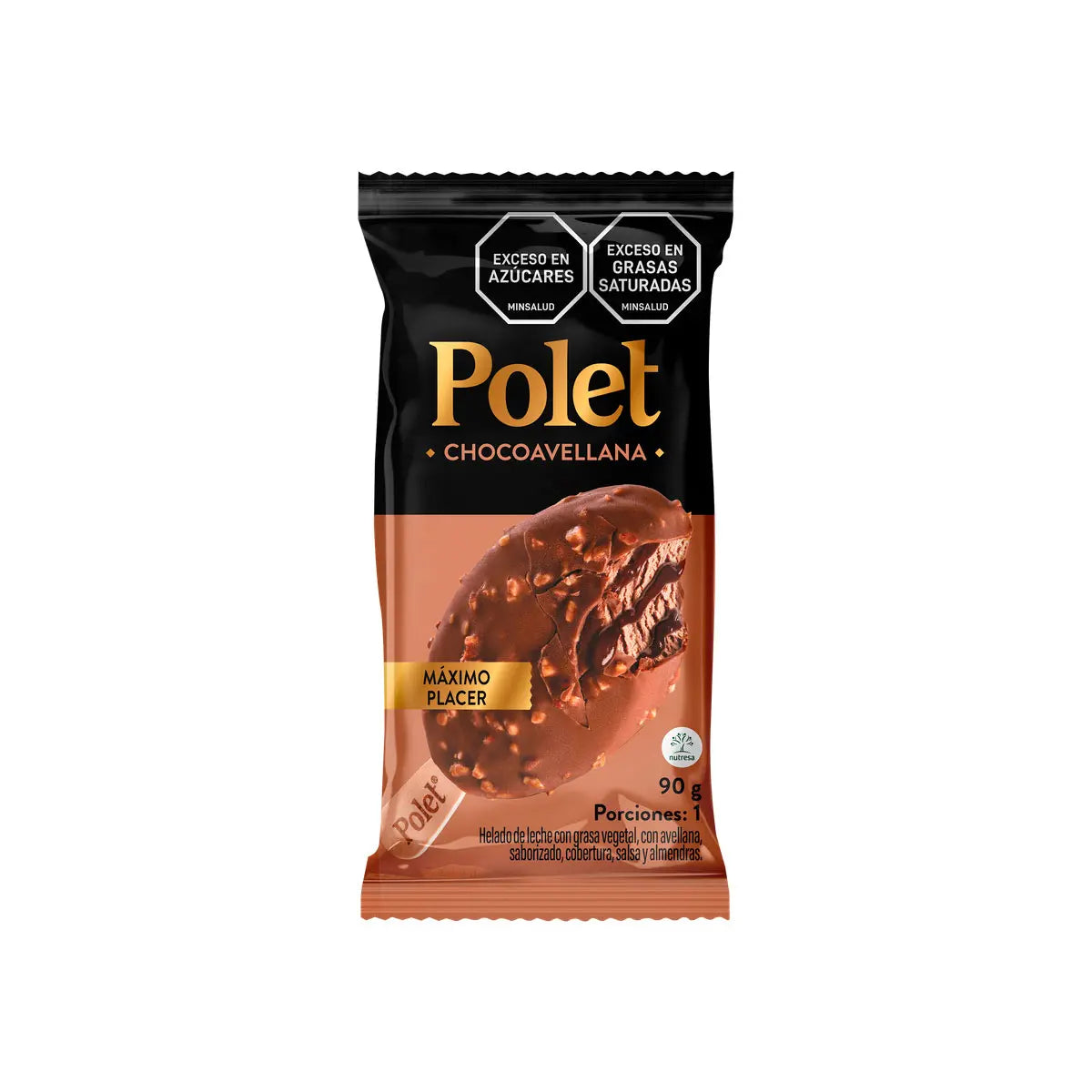 Helado Polvo Chocoavellana 90g X 12 Un