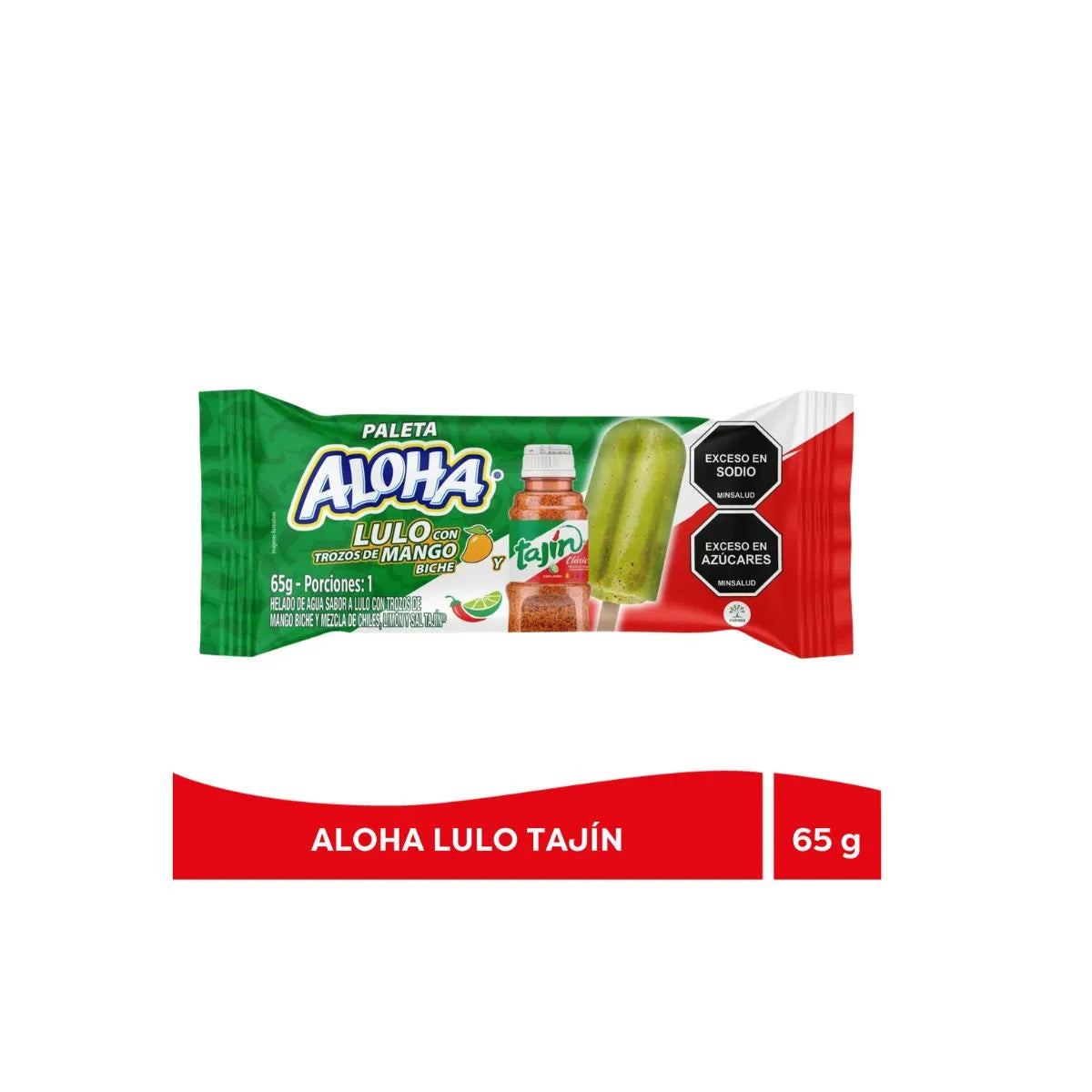 Helado Aloha Tajin 65Gr X 24 Und