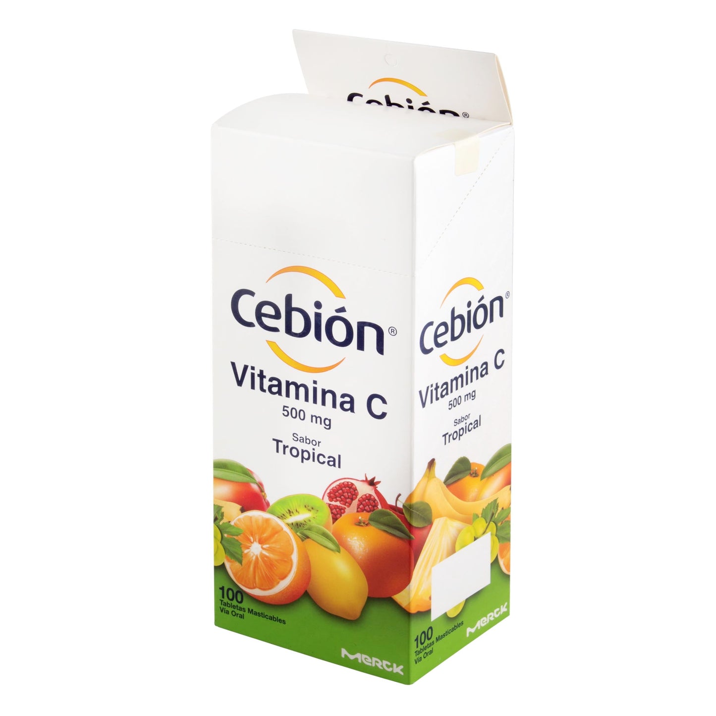 Cebion Masticable Tropical 100 Tabletas