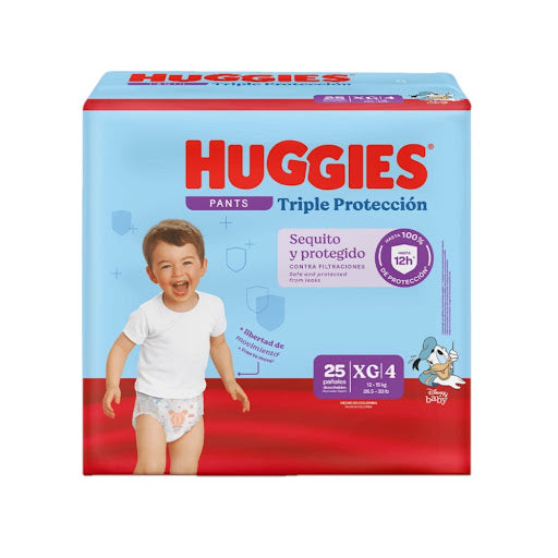 Pan Huggies Triple Protector Pañal Et 4xg 25u