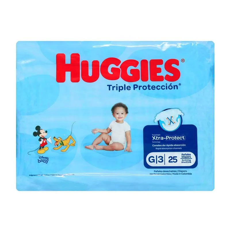 Pan.huggies Tri.proteccion Et.g 25 Unidades