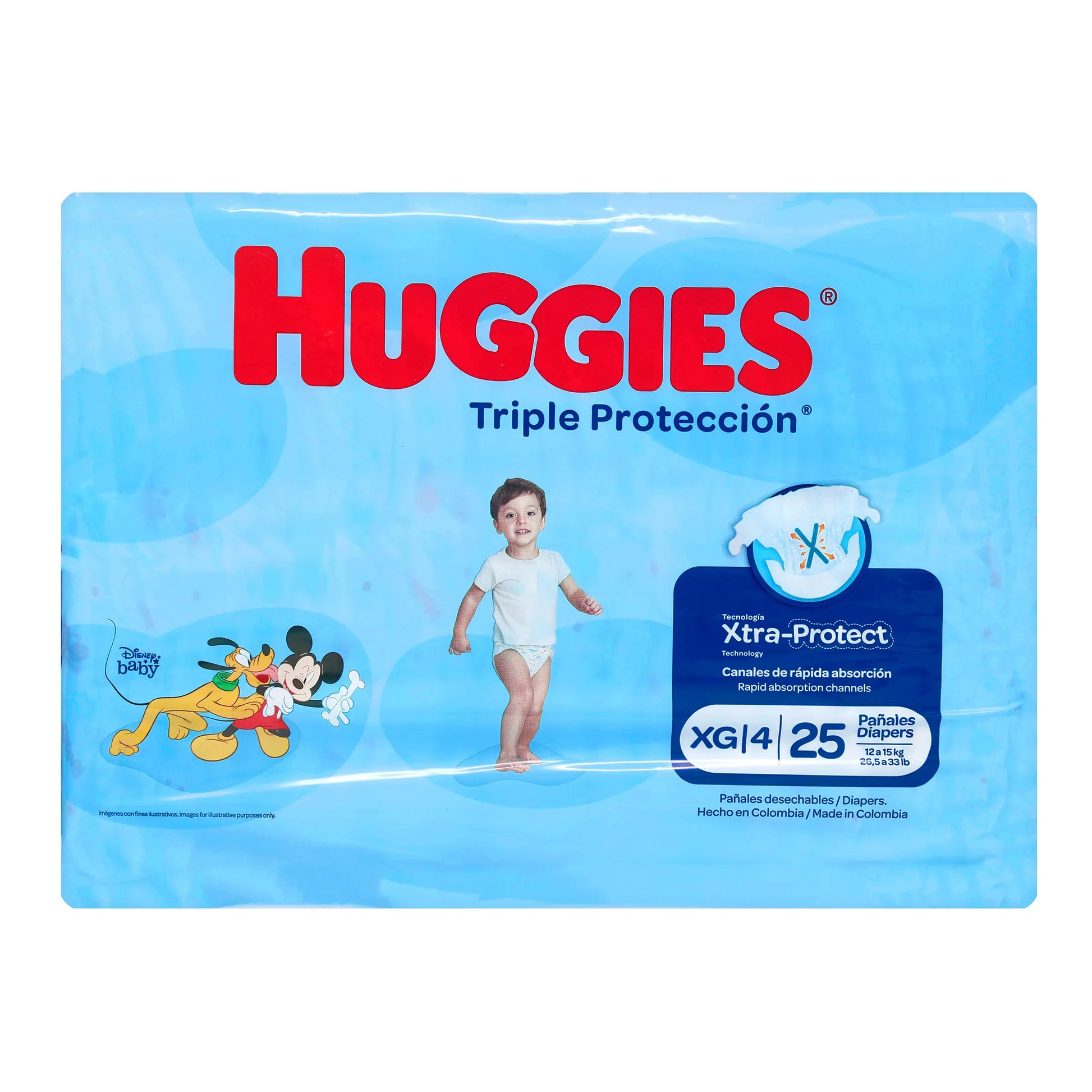 Pan.huggies Tri.proteccion Et.xg 25 Unidades