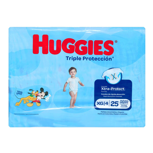 Pan.huggies Tri.proteccion Et.xg 25 Unidades