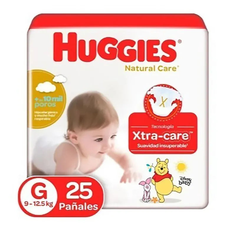 Pan.huggies Nat.care Et.3 gDE.25 Unidades