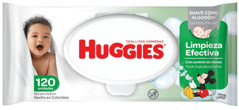 Toa Huggies Limpiadora Efect Pg. 96 Lle. 120un