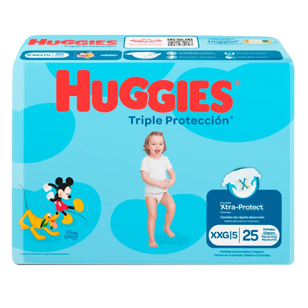 Pan Huggies Triple Protector Pantoprazol Et 5xxg 25u