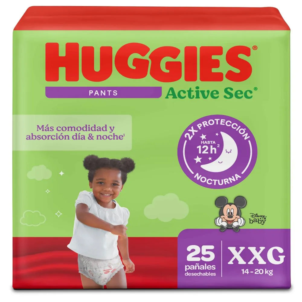 Pan.pants Hugg.active Sec Et.5 Xxg 25 Ud