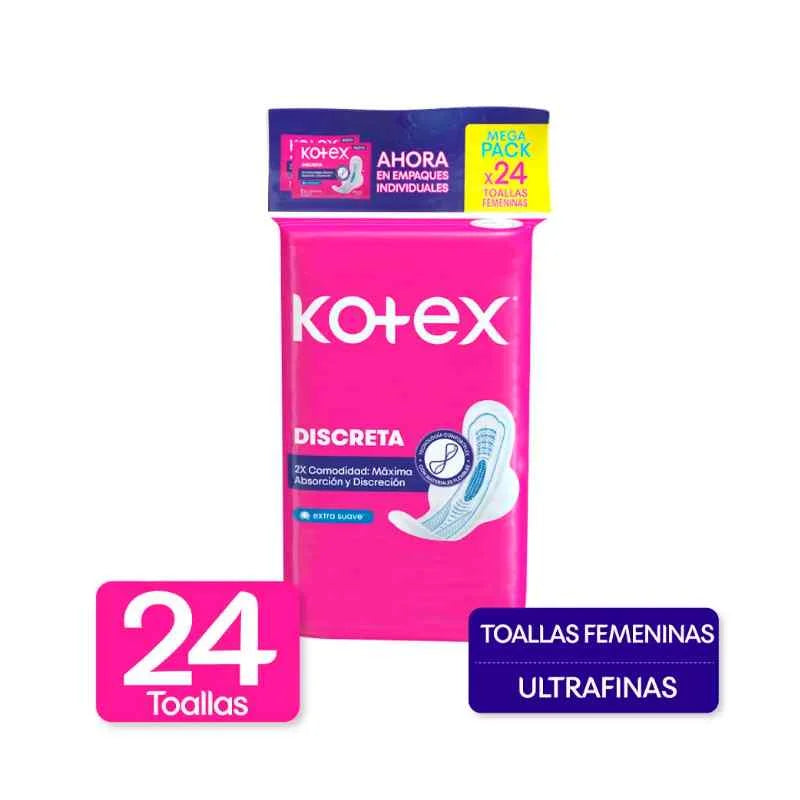Toa. Femenin Kotex Discr. Meg Pack 24und