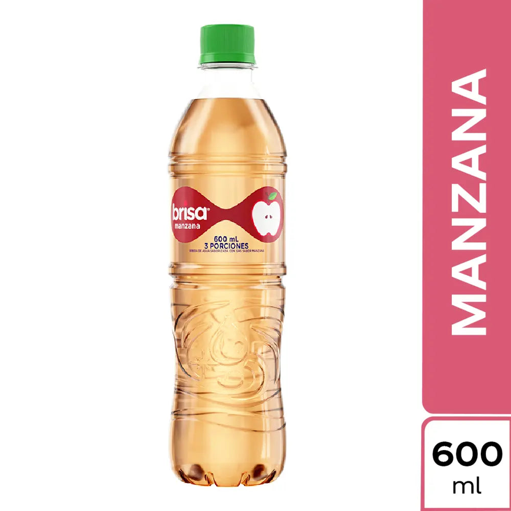 Agua Brisa Con gAS 600 ml Manzana